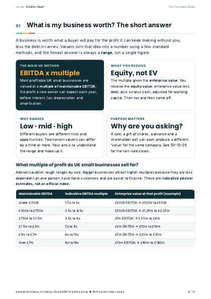 An inside page from Know Your Number Exit Bundle